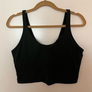Dark Green Lulu Lemon Workout Top